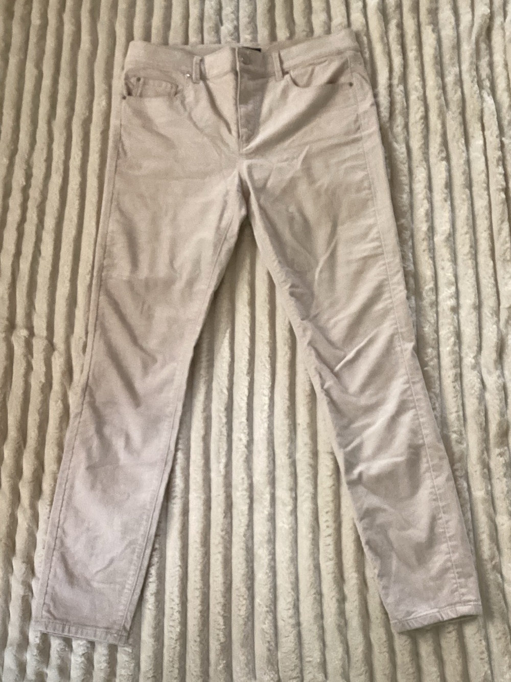 Ann Taylor Skinny Pants in Light Beige